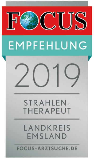 FOCUS-Siegel 2019 – Regionale Empfehlung Strahlentherapeut Landkreis Emsland