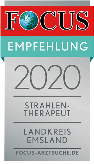 FOCUS-Siegel 2020 – Regionale Empfehlung Strahlentherapeut Landkreis Emsland