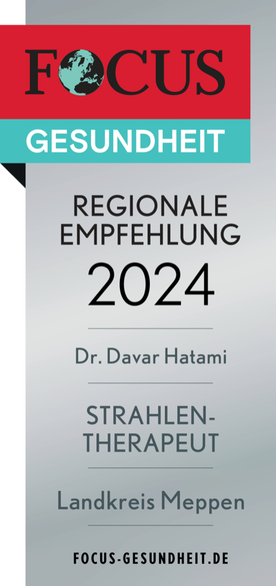 FOCUS-Siegel 2024 – Regionale Empfehlung Strahlentherapeut Landkreis Emsland